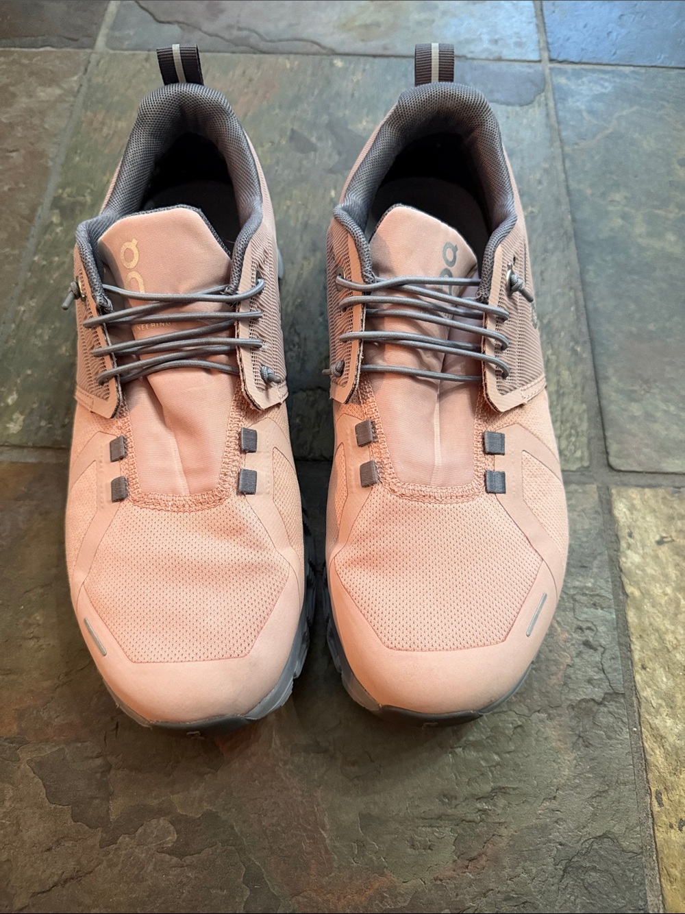 On Running Women’s Cloudnova Knit Sneakers - Blush Pink with Gray Accents